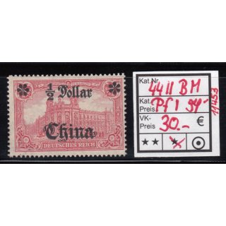 DAP China 1906, Mich.-Nr.: 44 II BM Pf. I *  geprüft