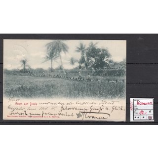 Kolonien Kamerun 1903, Mich.-Nr.: Ansichtskarte Duala