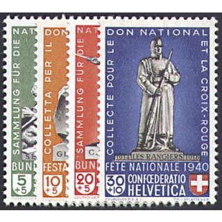Schweiz 1940 : Mi.-Nr.:364-67 **