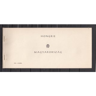 Ungarn 1954, Mich.-Nr.: 1376-78 **  MH  (3 Kleinbogen)