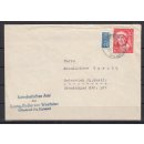 Bund 1951, Mich.-Nr.: 145 EF  Fern-Brief