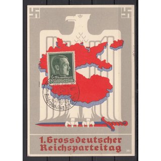 DR 1938, Mich.-Nr.: 672  gest. Reichsparteitag 1938