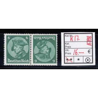 DR 1933 (MH 32), Mich.-Nr.: K 17 **