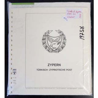 Lindner-T Türkisch-Zypern 1974-91 Vordrucke gebraucht  lesen