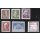 SBZ  1945 Mi.-Nr.:107-11 A (*) Einzelmarken aus Block 3 A