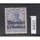 DAP Marokko 1906, Mich.-Nr.: 37 c * geprüft