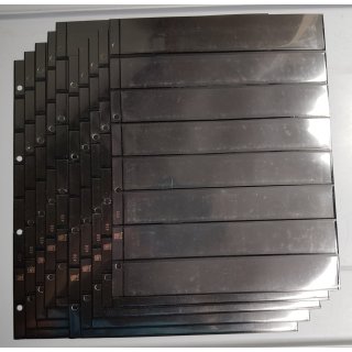 SAFE Compact 458 10 Blätter schwarz gebraucht  (8er Teilung )