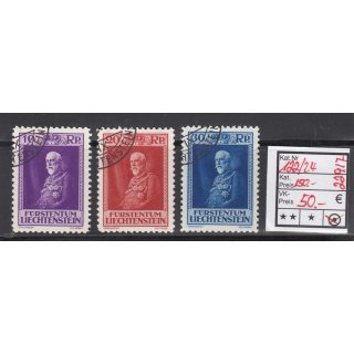 Liechtenstein 1933 : Mi.-Nr.:122-24 gestempelt