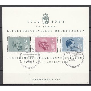 Liechtenstein 1962 : Mi.-Nr.:Block 6 gestempelt