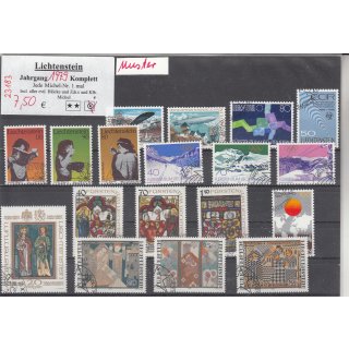 Liechtenstein 1979 gestempelt Komplett