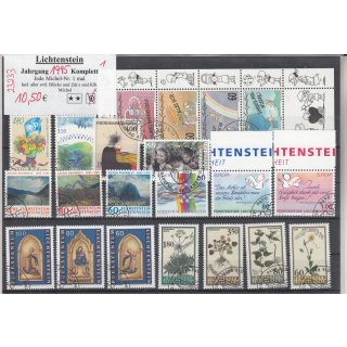 Liechtenstein 1995 gestempelt Komplett