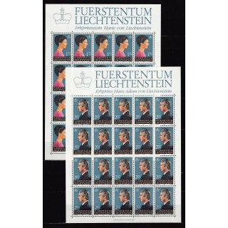 Liechtenstein 1984 : Mi.-Nr.:864+65 ** Bogen
