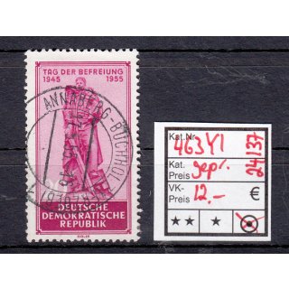 DDR 1955, Mich.-Nr.: 463 YI gestempelt geprüft