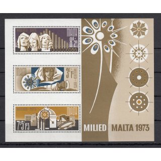 Malta 1973, Mich.-Nr.: Block 3 **