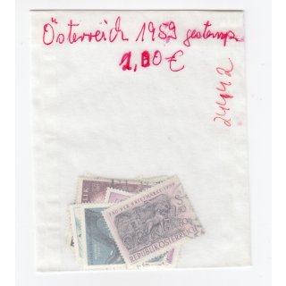 Österreich 1959 Mich.-Nr.: Komplett gestempelt