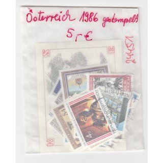 Österreich 1986 Mich.-Nr.: Komplett gestempelt