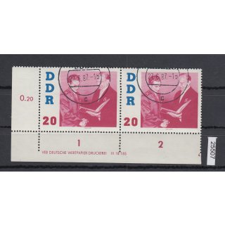 DDR 1961, Mich.-Nr.: 866 gestempelt DV  FNr. 4