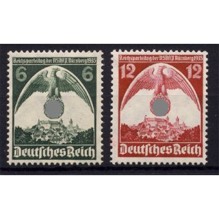 DR 1935, Mich.-Nr.: 586+587 **
