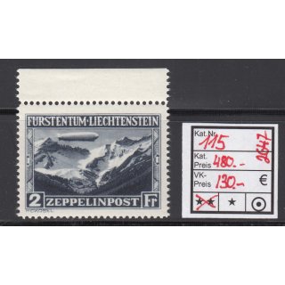 Liechtenstein 1931 : Mi.-Nr.:115 **