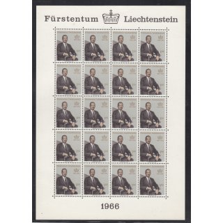 Liechtenstein 1966 : Mi.-Nr.:464 ** Bogen