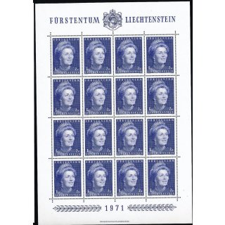 Liechtenstein 1971 : Mi.-Nr.:544 ** Bogen
