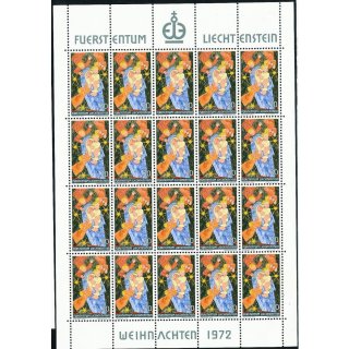 Liechtenstein 1972 : Mi.-Nr.:578 ** Bogen