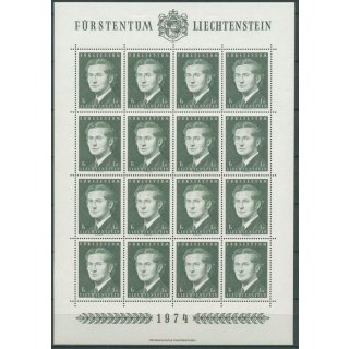 Liechtenstein 1974 : Mi.-Nr.:615 ** Bogen