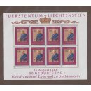 Liechtenstein 1986 : Mi.-Nr.:903 ** Bogen