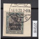 Memel 1920 Mi.  Nr. 8 a gestempelt/ geprüft