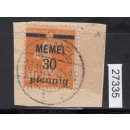 Memel 1920 Mi. Nr. 21 x  gestempelt  geprüft