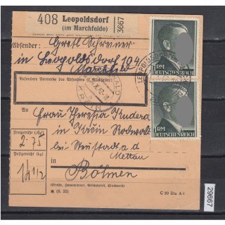 DR 1941, Mich.-Nr.: 799 A MeF gestempelt  Leopolsdsdorf - Böhmen  geprüft  Befund