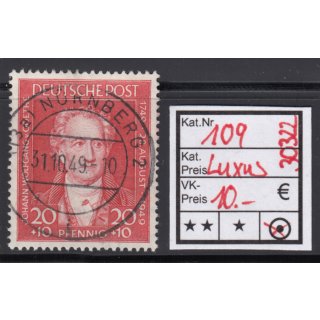 Bizone 1948 Mi. Nr.109 LUXUS gestempelt
