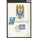 Saarland 1957 Mi. Nr. 446 MK  (OPD)  Maximumkarte  Ersttag