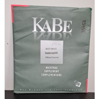 KABE Bi-Collect  Bund 2002   Vordrucke mit Klemmtaschen Neuwertig