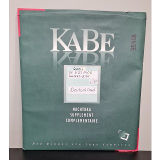 KABE  Bund 2006   Vordrucke mit Klemmtaschen Neuwertig