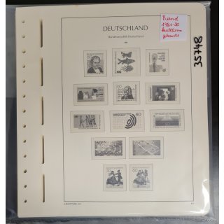 Leuchtturm Bund 1982-89 Vordrucke mit Klemmtaschen gebraucht  lesen