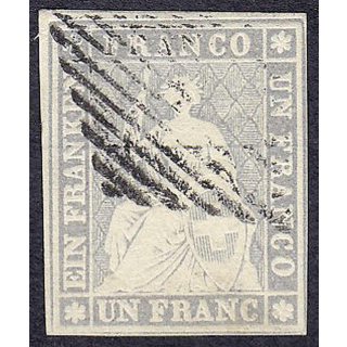 Schweiz 1854 : Mi.-Nr.:18 II   gestempelt   Michel 850,00
