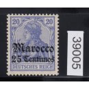DAP Marokko 1906, Mich.-Nr.: 37 c * geprüft