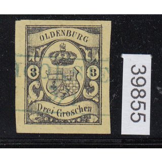 AD Oldenburg 1859, Mich.-Nr.: 8 gestempelt  geprüft  Befund