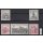 Tschechoslowakei 1955, Mich.-Nr.: 934-38 A ** Einzelmarken aus Block 16 A