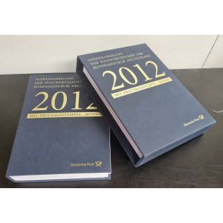 Bund 2012, Mich.-Nr.:  Jahressammlung gestempelt Komplett