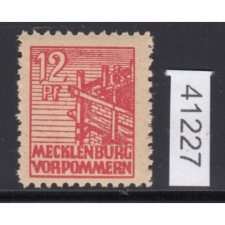 SBZ  1945 Mi.-Nr.:  36 z b ** geprüft