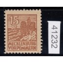 SBZ  1945 Mi.-Nr.:  37 za ** gepr.