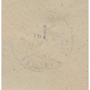 SBZ  1945 Mi.-Nr.:  80 Y b  gestempelt auf Blancoumschlag  geprüft