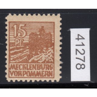 SBZ  1945 Mi.-Nr.:  37 za ** geprüft