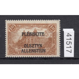 Abstimmung. Allenstein 1920, Mi.-Nr. 12 c **  geprüft