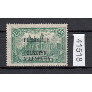 Abstimmung. Allenstein 1920, Mi.-Nr. 12 b **  geprüft
