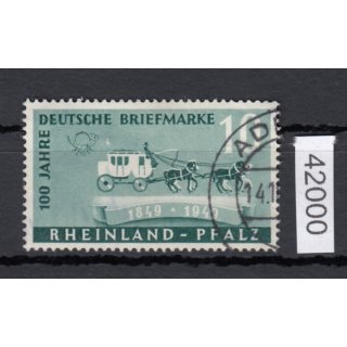Alliierte Franz. Zone Rheinland Pfalz Mi. Nr. 49  gestempelt  geprüft