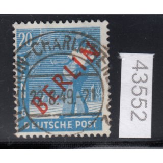 Berlin 1949, Mich.-Nr.: 26 LUXUS Vollstpl. geprüft Berlin Charlottenburg