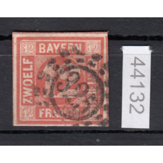 AD Bayern 1850, Mich.-Nr.: 6 gestempelt  geprüft  Befund